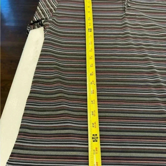 PGA tour polo shirts (2) in lot.striped 1-red 1-black size large - Picture 7 of 10